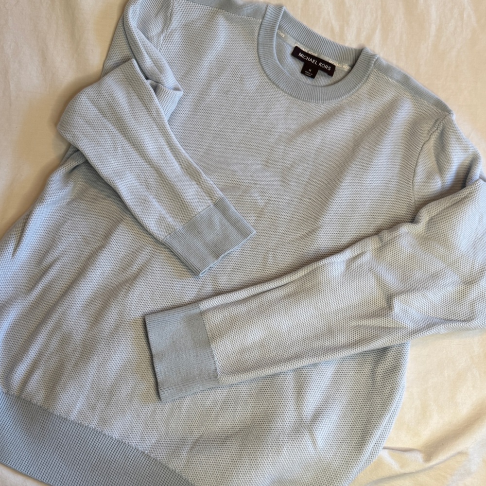 Michael Kors Sky Blue Knit Pullover